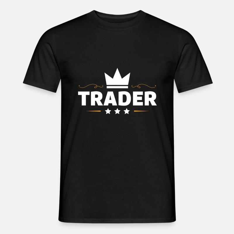 Trader Beruf - Männer T-Shirt - Schwarz