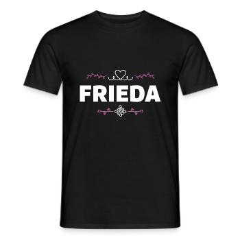 Frieda - T-shirt homme - noir - Devant - AI Model Male 178 light (178cm)
