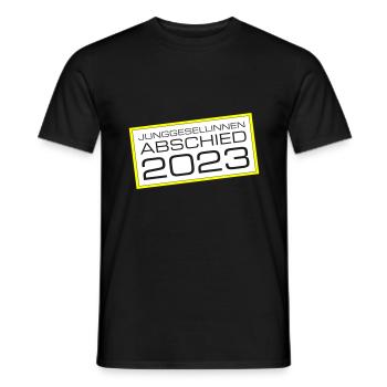 Junggesellinnen Abschied 2023 - Männer T-Shirt - Schwarz - Vorne - AI Model Male 178 light (178cm)