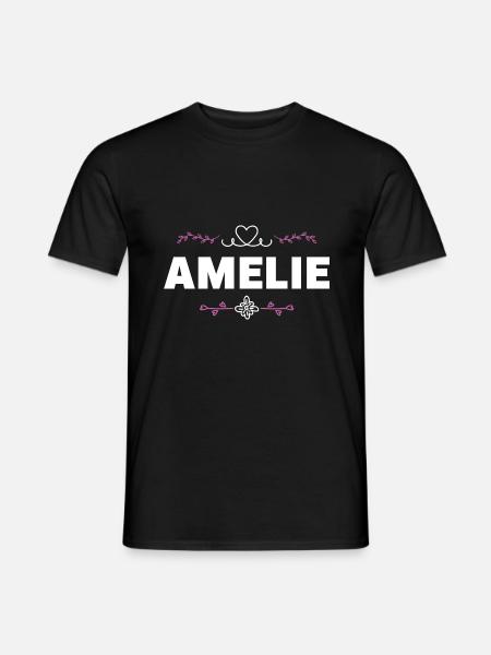 Amelie - Men's T-Shirt - black