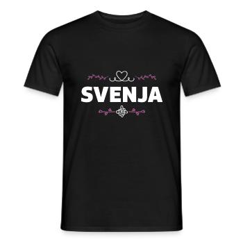 Jennifer - Men's T-Shirt - black - Front - AI Model Male 178 light (178cm)