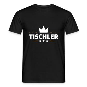 Tischler Beruf - Männer T-Shirt - Schwarz - Vorne - AI Model Male 178 light (178cm)