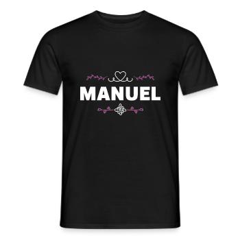 Cécile - T-shirt homme - noir - Devant - AI Model Male 178 light (178cm)