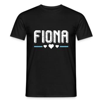 Fiona - T-shirt homme - noir - Devant - AI Model Male 178 light (178cm)
