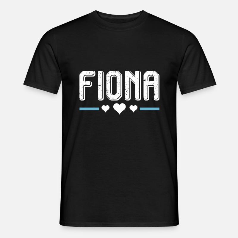 Fiona - Männer T-Shirt - Schwarz