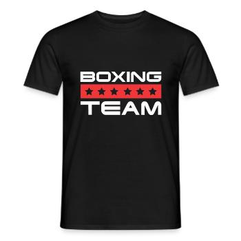 Équipe de boxe - T-shirt homme - noir - Devant - AI Model Male 178 light (178cm)