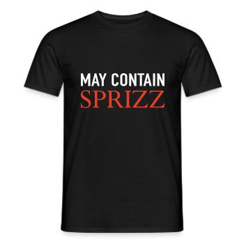 May Contain Sprizz - Männer T-Shirt - Schwarz - Vorne - AI Model Male 178 light (178cm)