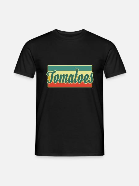 Tomaten - Männer T-Shirt - Schwarz