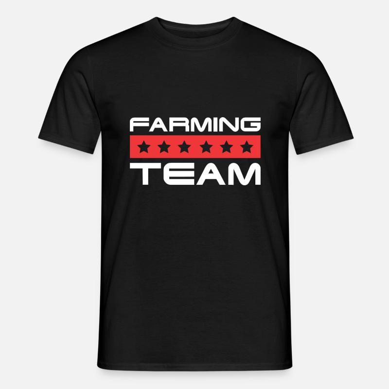Farming Crew - Männer T-Shirt - Schwarz
