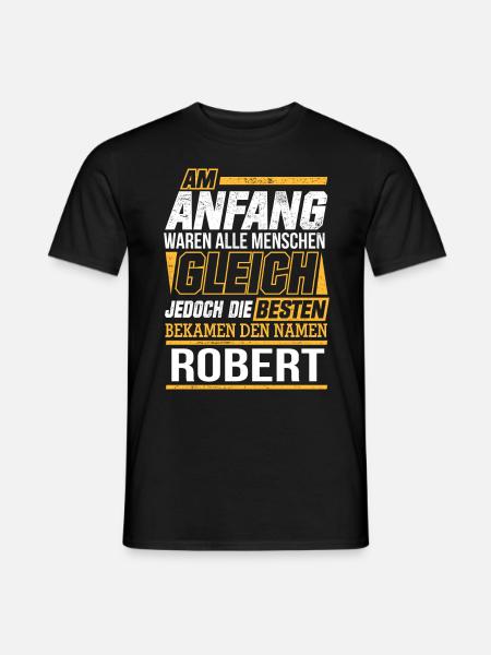 ROBERT - Die Besten - Männer T-Shirt - Schwarz