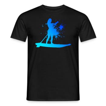 Stand up Paddle Stand up Paddle Homme - T-shirt homme - noir - Devant - AI Model Male 178 light (178cm)
