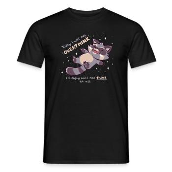 Ich werde überhaupt nicht denken - Männer T-Shirt - Schwarz - Vorne - AI Model Male 178 light (178cm)
