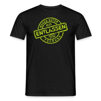 ABSCHLUSS 2025 - ABSCHLUSSKLASSE ABSCHLUSSPRÜFUNG - Männer T-Shirt - Schwarz - Vorne - AI Model Male 178 light (178cm)