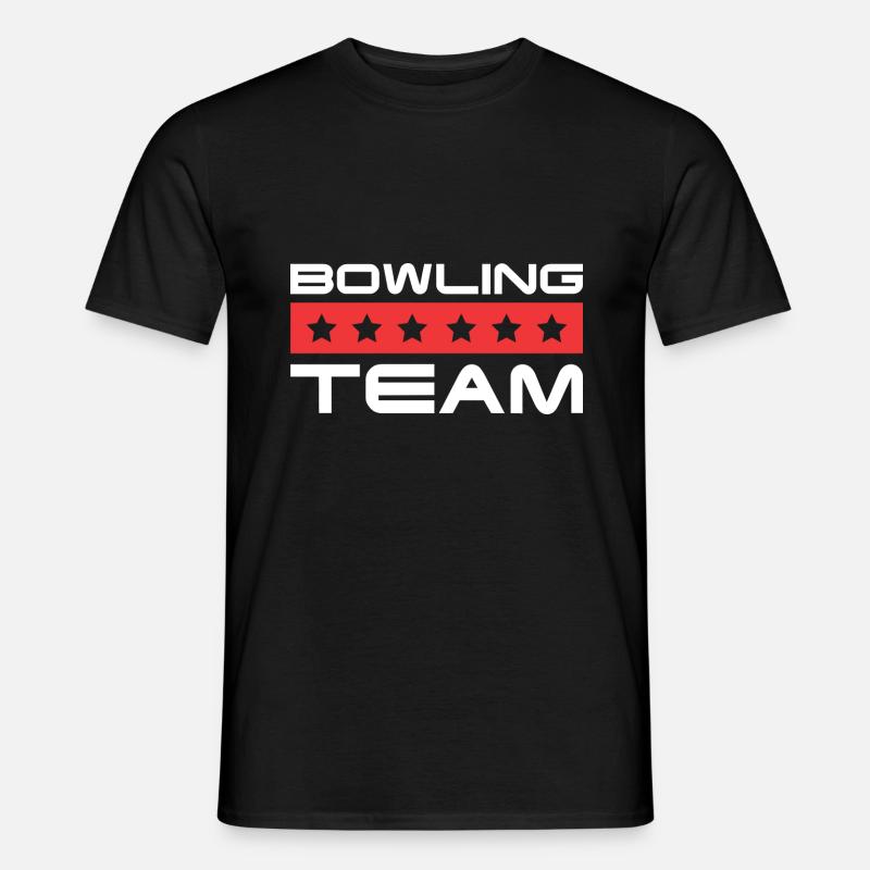 Bowling Crew - Männer T-Shirt - Schwarz