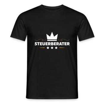 Steuerberater Beruf - Männer T-Shirt - Schwarz - Vorne - AI Model Male 178 light (178cm)