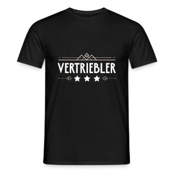 Vertriebler Beruf - Männer T-Shirt - Schwarz - Vorne - AI Model Male 178 light (178cm)