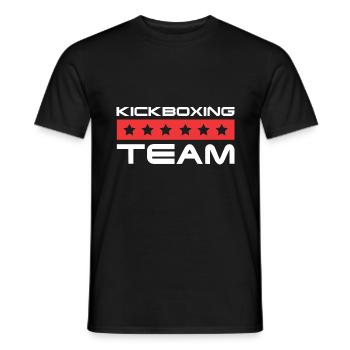 Kickboxing Crew - Men's T-Shirt - black - Front - AI Model Male 178 light (178cm)