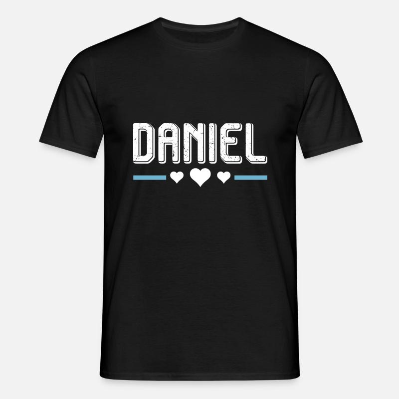 Daniel - Männer T-Shirt - Schwarz