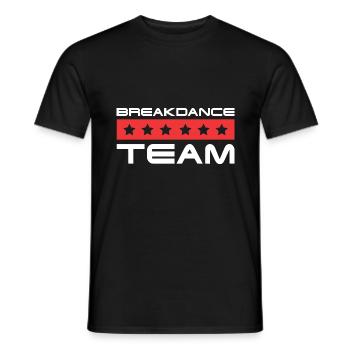 Équipe de breakdance - T-shirt homme - noir - Devant - AI Model Male 178 light (178cm)
