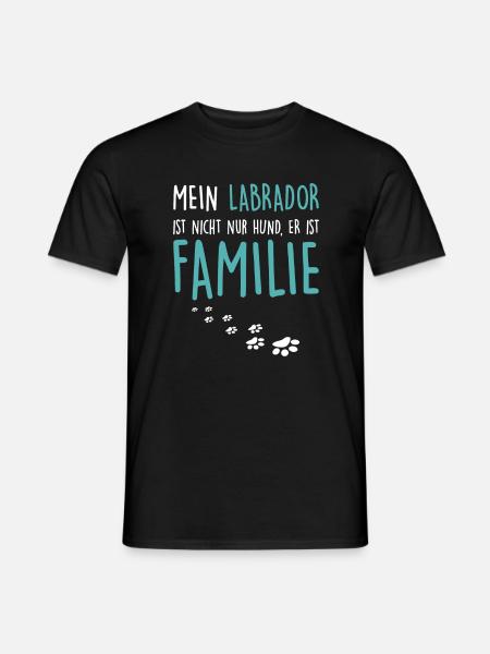 Labrador - Männer T-Shirt - Schwarz