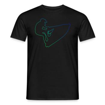 Sports nautiques Femmes Jetski Hommes Jetski Jetski f - T-shirt homme - noir - Devant - AI Model Male 178 light (178cm)