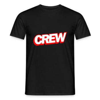 Conception de l’équipage - T-shirt homme - noir - Devant - AI Model Male 178 light (178cm)