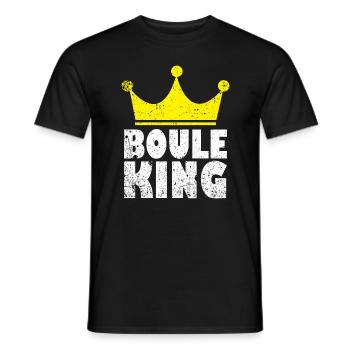 Boule King - Men's T-Shirt - black - Front - AI Model Male 178 light (178cm)