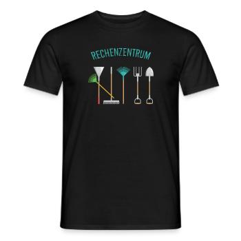Garten Hobbygärtner Gärtner Rechenzentrum - Männer T-Shirt - Schwarz - Vorne - AI Model Male 178 light (178cm)