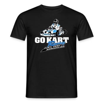 GoKart - Karting - Kart - Go Kart - T-shirt homme - noir - Devant - AI Model Male 178 light (178cm)