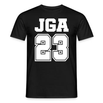 JGA 2023 Junggesellenabschied - Männer T-Shirt - Schwarz - Vorne - AI Model Male 178 light (178cm)