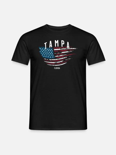 Tampa - Männer T-Shirt - Schwarz