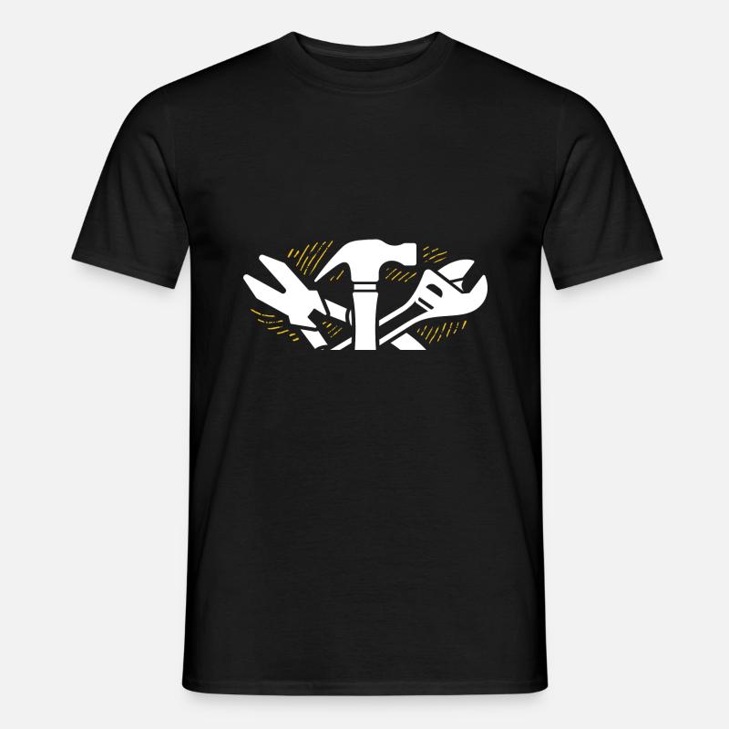 Handwerker - Männer T-Shirt - Schwarz
