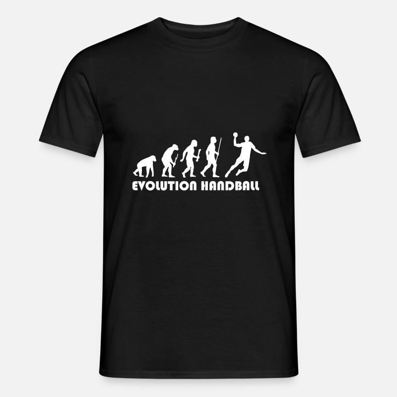 Evolution Handball - Männer T-Shirt - Schwarz