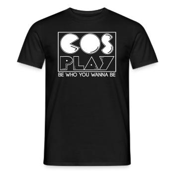 Fandom cosplay saying - Men's T-Shirt - black - Front - AI Model Male 178 light (178cm)