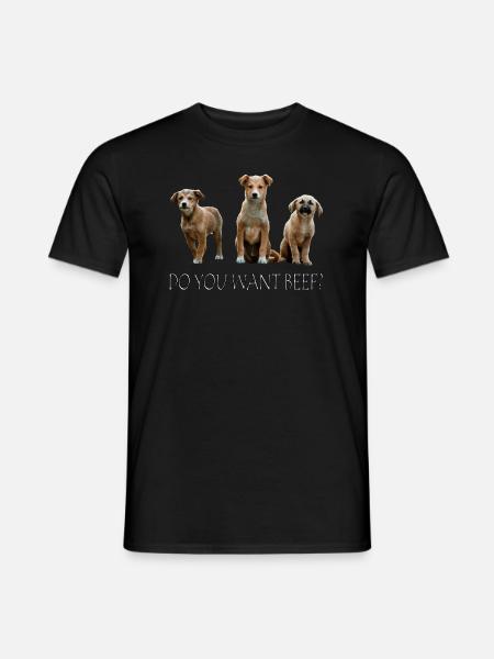 Welpen Beef - Männer T-Shirt - Schwarz