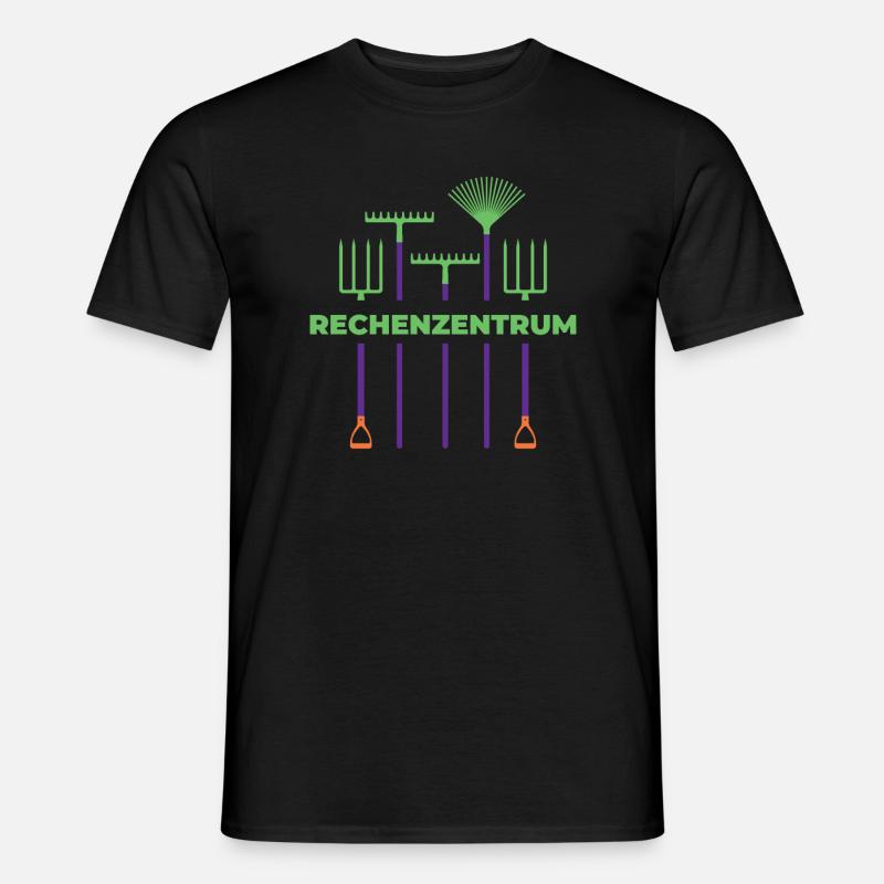 Rechenzentrum Gärtner Computer Nerd Garten Coding - Männer T-Shirt - Schwarz