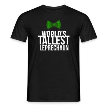 La plus grande fête du jour de la Saint-Patrick de lutin au monde - T-shirt homme - noir - Devant - AI Model Male 178 light (178cm)