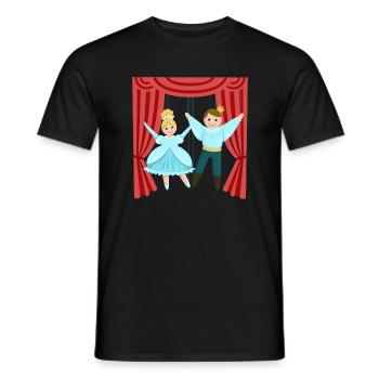 Puppets Puppet Puppeteer Doll Doll - Men's T-Shirt - black - Front - AI Model Male 178 light (178cm)