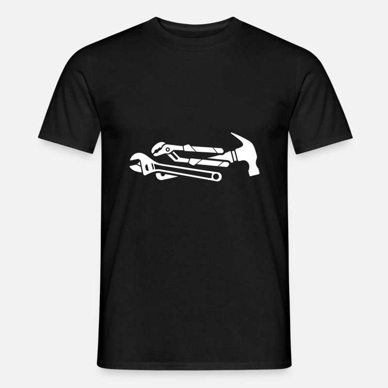 Handwerker - Männer T-Shirt - Schwarz