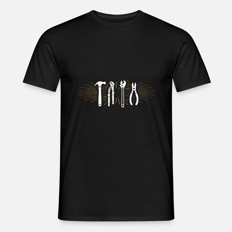 Handwerker - Männer T-Shirt - Schwarz