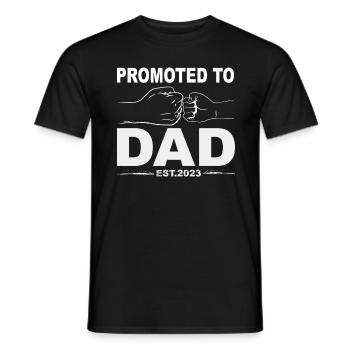 Retro Papa Outfit zum Vatertag - Männer T-Shirt - Schwarz - Vorne - AI Model Male 178 light (178cm)