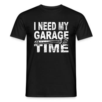 Idée cadeau de voiture mécanique - T-shirt homme - noir - Devant - AI Model Male 178 light (178cm)