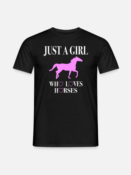Pferd Reiten Reitverein Geschenkidee - Männer T-Shirt - Schwarz
