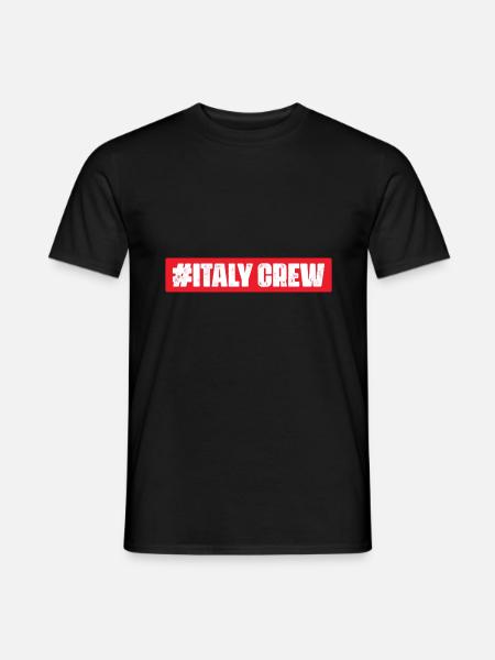 Italy Crew - Men's T-Shirt - black
