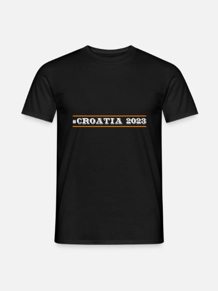 Croatia 2023 - Men's T-Shirt - black