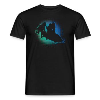 Bob fahren Bob Zweierbob Herren Damen Bobbahn - Männer T-Shirt - Schwarz - Vorne - AI Model Male 178 light (178cm)