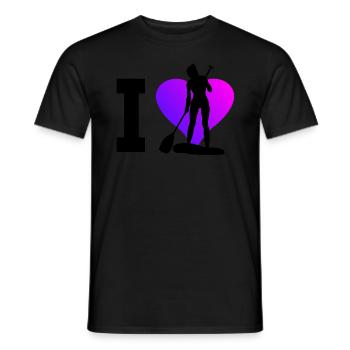 Stand up Paddle Stand up Paddle Homme - T-shirt homme - noir - Devant - AI Model Male 178 light (178cm)