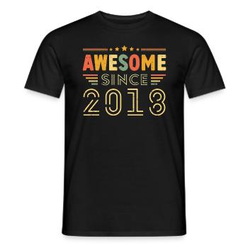 Millésime Légende 2018 Cadeau de 2018 - Né en 2018 - T-shirt homme - noir - Devant - AI Model Male 178 light (178cm)