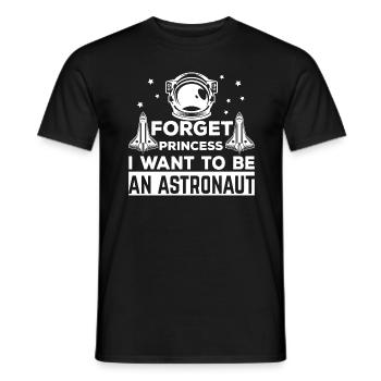 Astronaut Space Space Rocket - Men's T-Shirt - black - Front - AI Model Male 178 light (178cm)