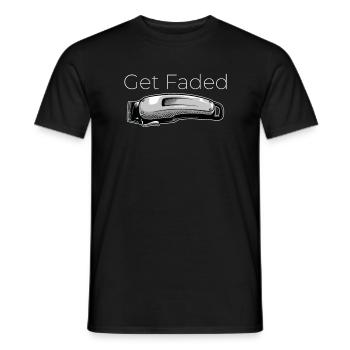 Barbier - Faites-vous faner - T-shirt homme - noir - Devant - AI Model Male 178 light (178cm)